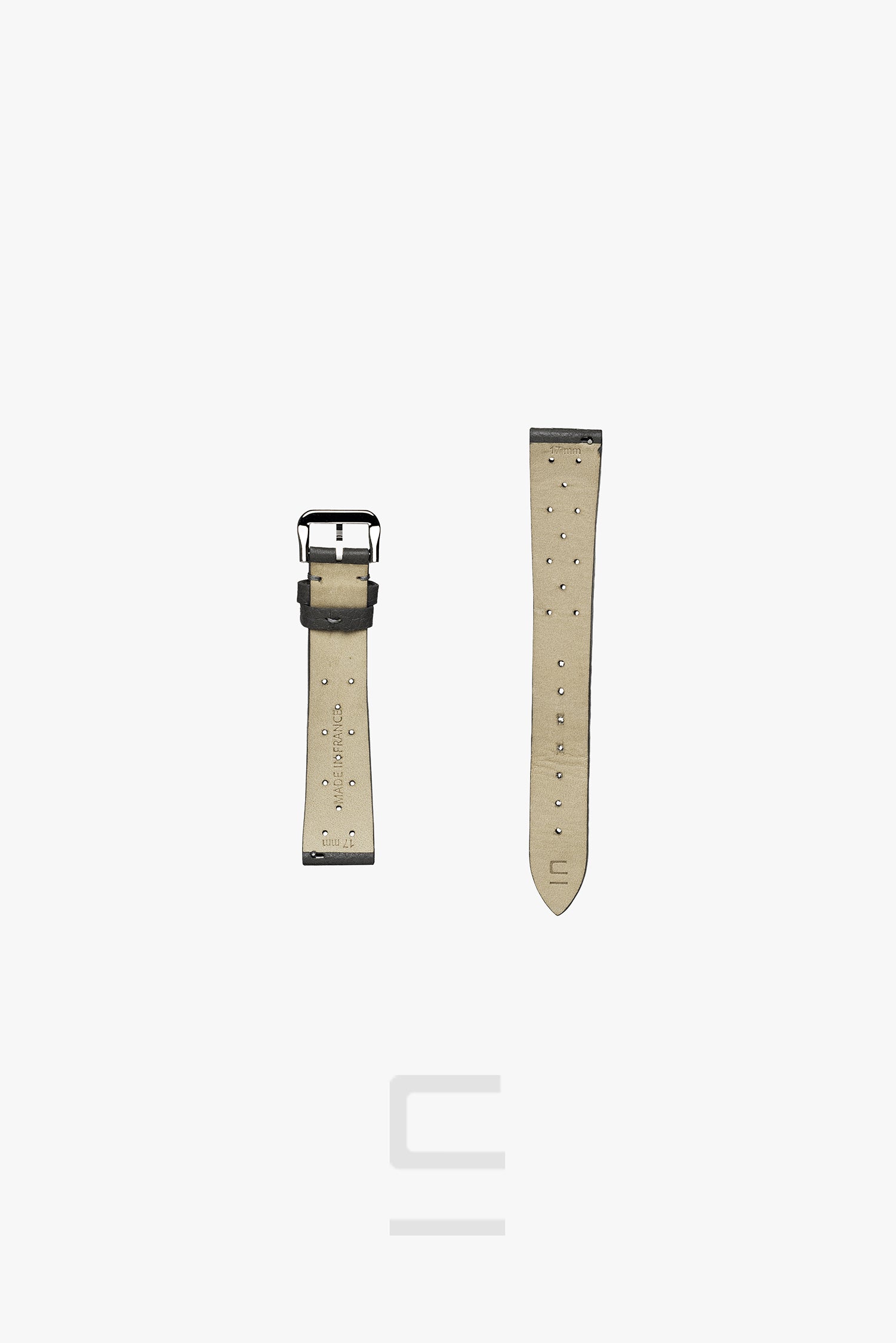 Bracelet Tropic Cuir - Gris